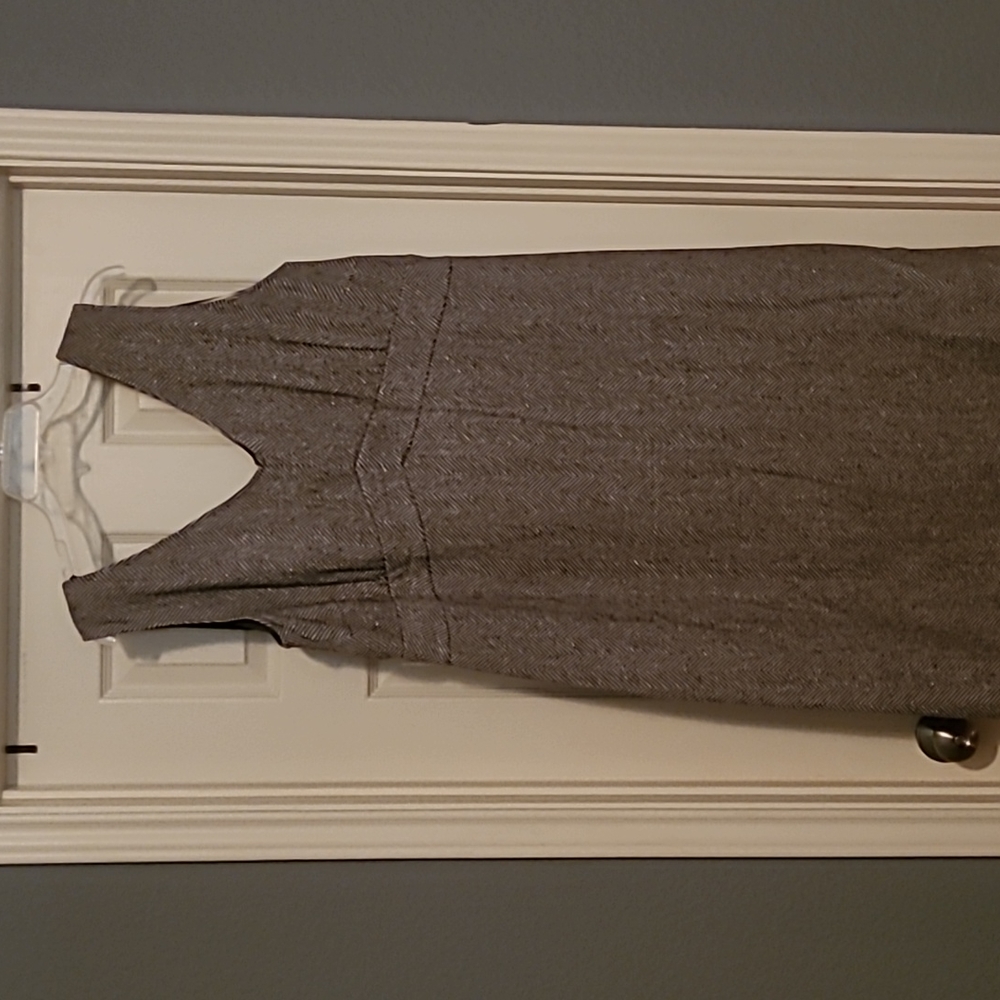 Plus 1x Silk Assets Sleeveless Wool Dress